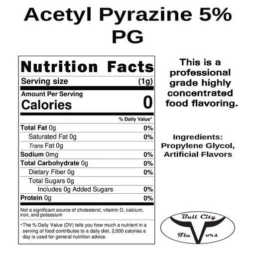 Acetyl Pyrazine 5% PG Flavor-TFA