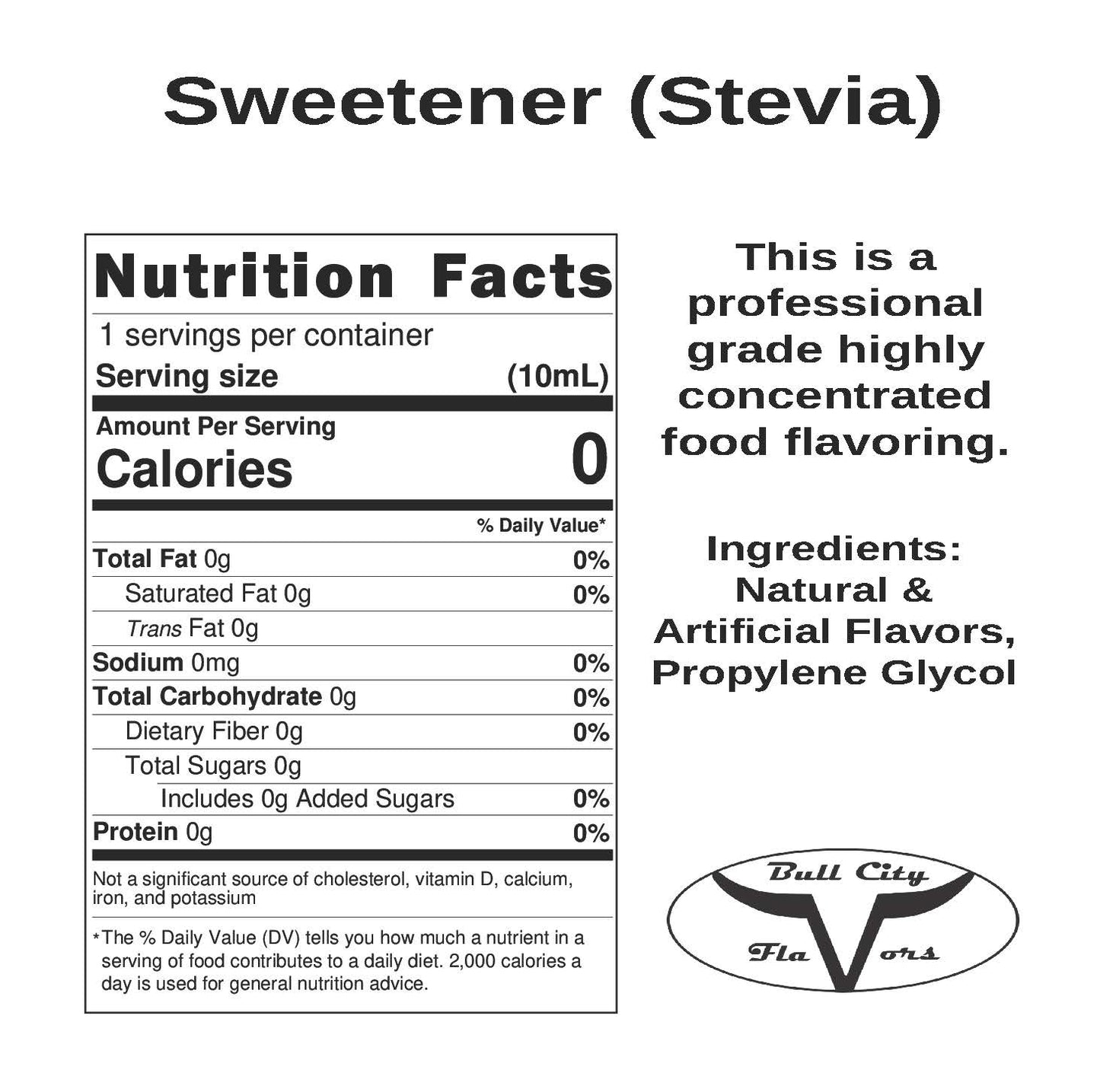 Sweetener (Stevia) Flavor-TFA
