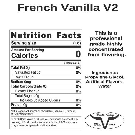 French Vanilla V2 Flavor-Cap