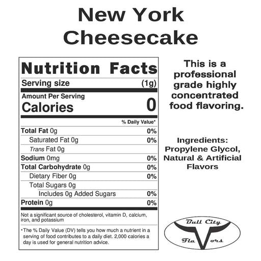 New York Cheesecake Flavor-Cap