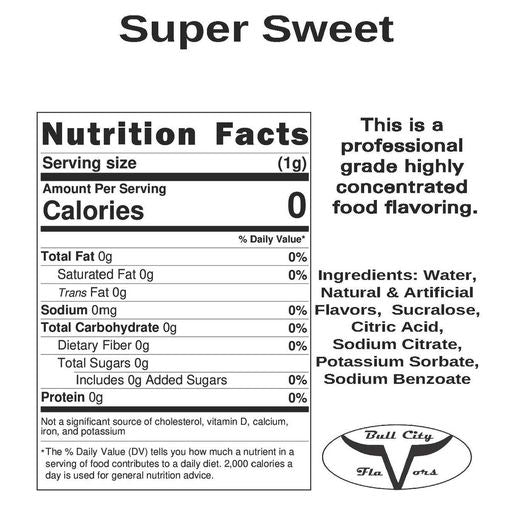 Super Sweet Flavor-Cap