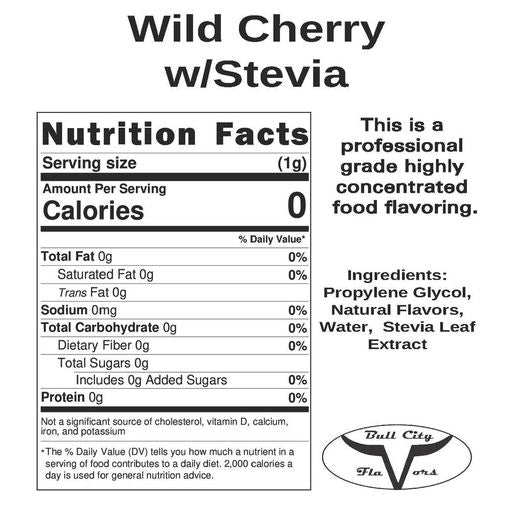 Wild Cherry W/Stevia Flavor-Cap