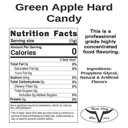 Green Apple Hard Candy Flavor-Cap