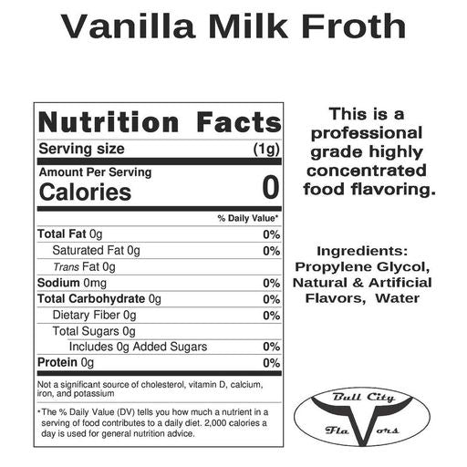 Vanilla Milk Froth Flavor-Cap