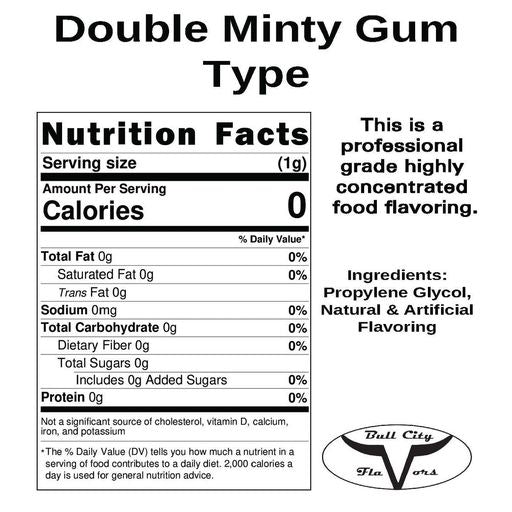 Double Minty Gum Type Flavor-FW