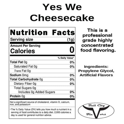 Yes We Cheesecake Flavor-INW