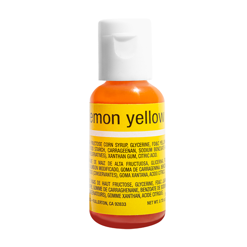 Lemon Yellow Chefmaster Liqua-Gel 0.7oz