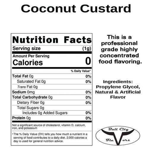 Coconut Custard Flavor-SC-WF