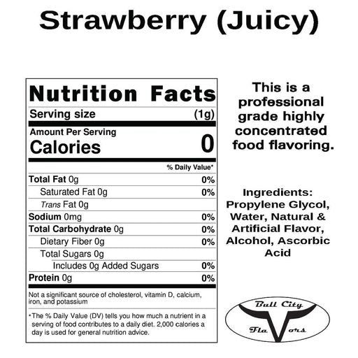 Strawberry (Juicy) Flavor-SC-WF
