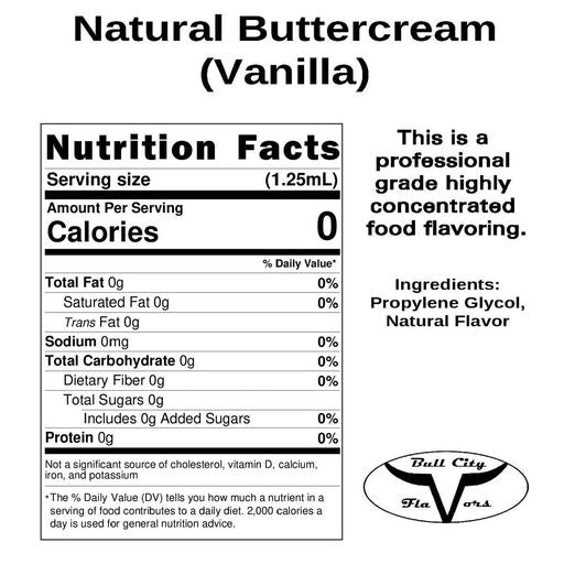 Natural Buttercream (Vanilla)-WF