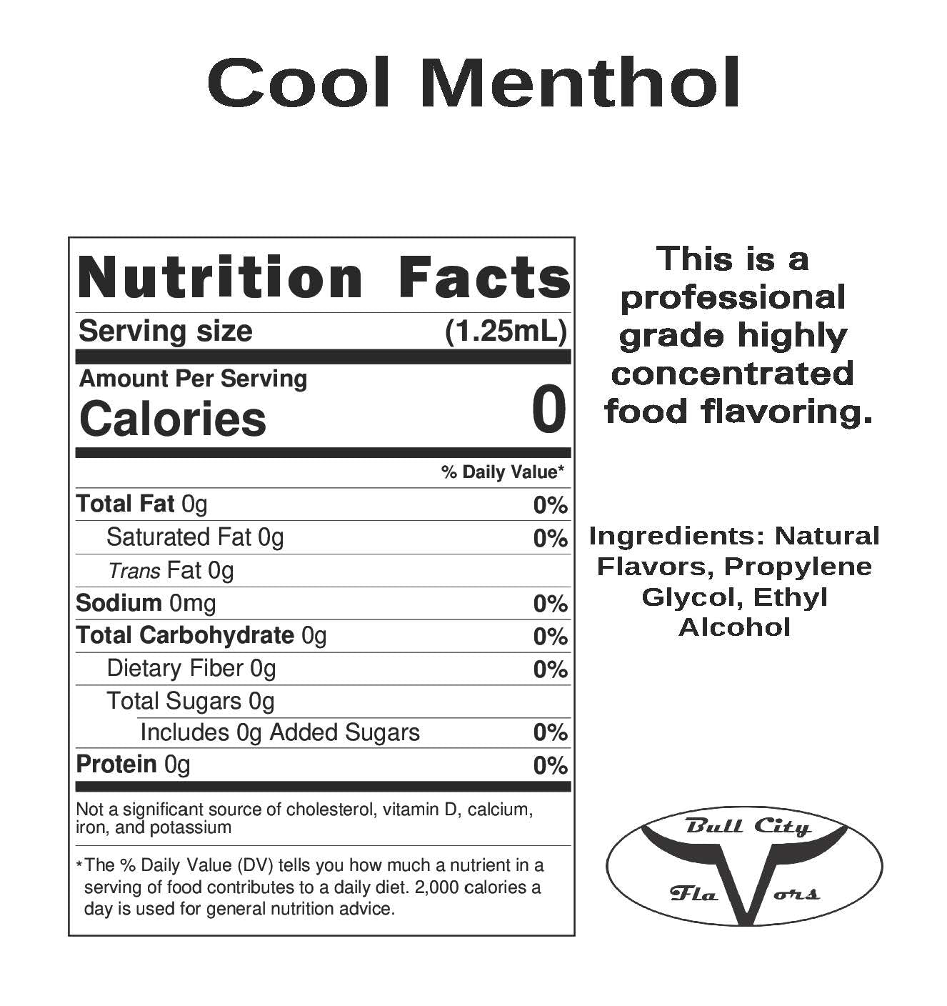 Cool Menthol Flavor-FLV