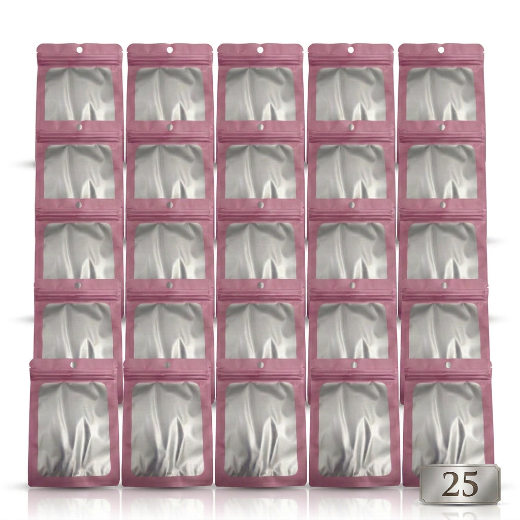 Pink Mylar Candy Bag Pack of 25