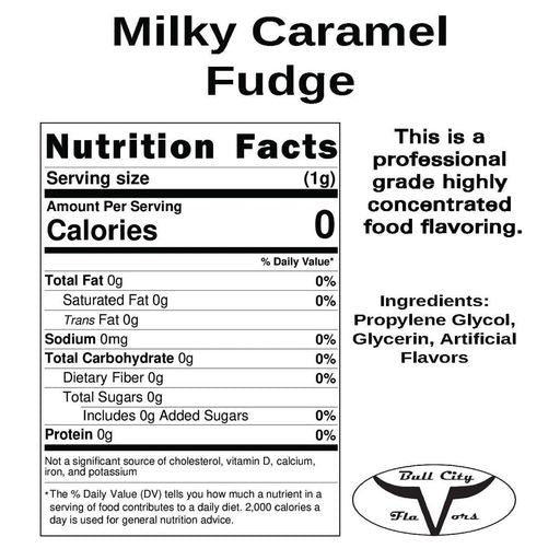 Milky Caramel Fudge Flavor -SSA