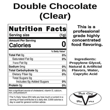 Double Chocolate (Clear) Flavor-TFA