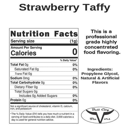 Strawberry Taffy Flavor-Cap