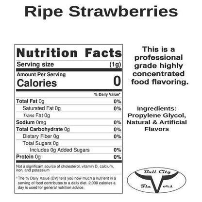 Ripe Strawberries Flavor-Cap