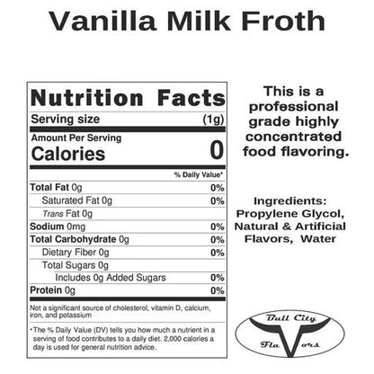 Vanilla Milk Froth Flavor-Cap