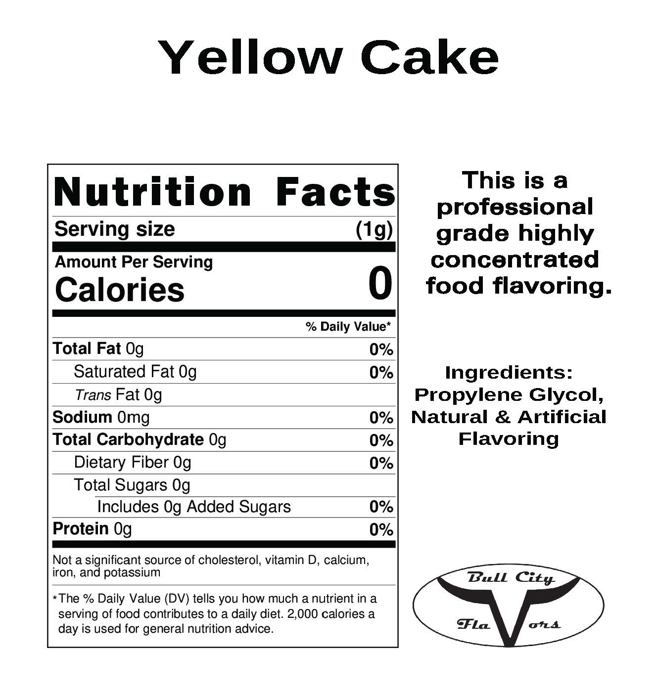 Yellow Cake Flavor-FW