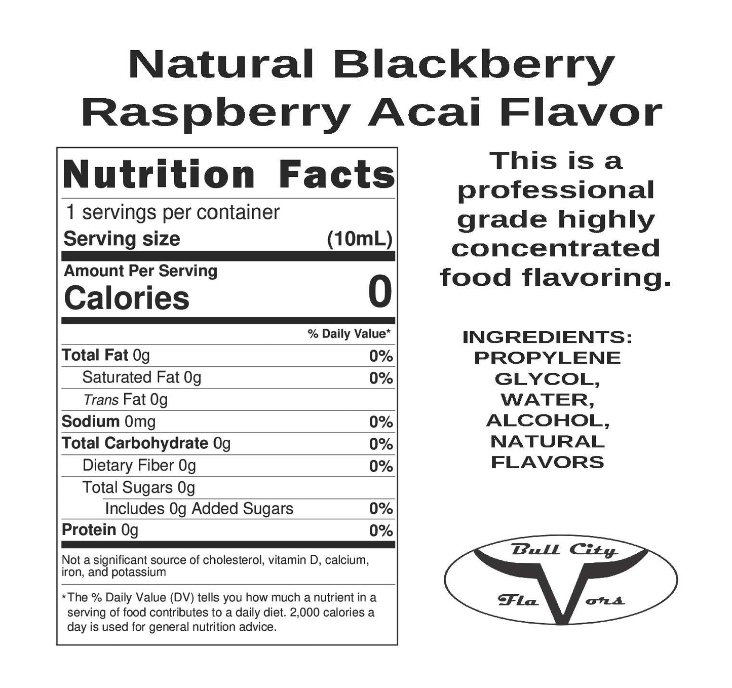 Natural Blackberry Raspberry Acai-WF