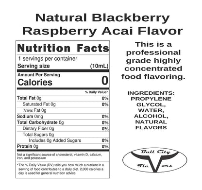 Natural Blackberry Raspberry Acai-WF