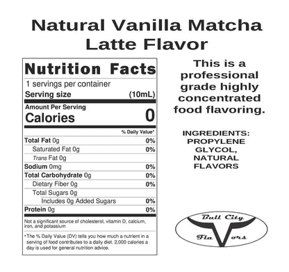 Natural Vanilla Matcha Latte-WF