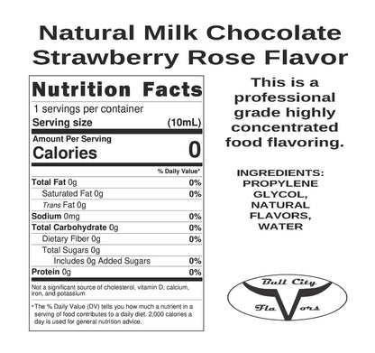 Natural Milk Chocolate Strawberry Rose-WF