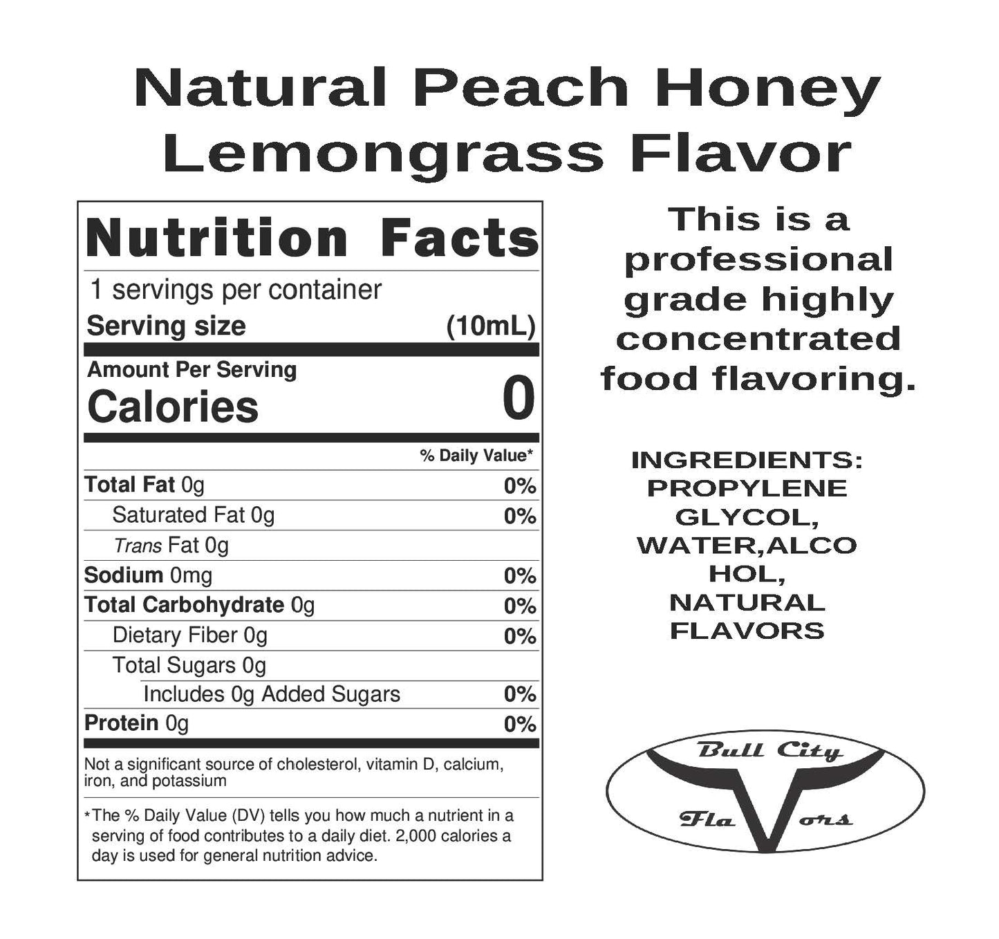 Natural Peach Honey Lemongrass-WF