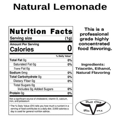 Natural Lemonade Flavor-FW