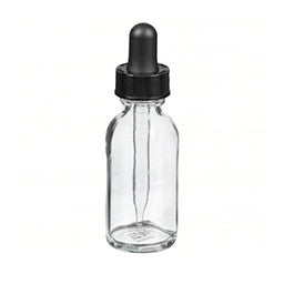 30ml Clear Glass Bottle with Glass Dropper