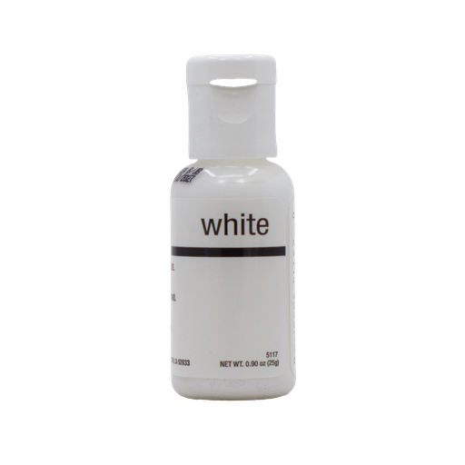 White Chefmaster Liqua-Gel 0.9oz