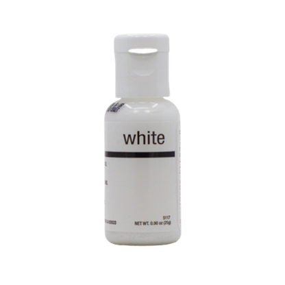 White Chefmaster Liqua-Gel 0.9oz
