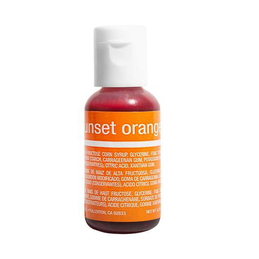 Sunset Orange Chefmaster Liqua-Gel 0.7oz