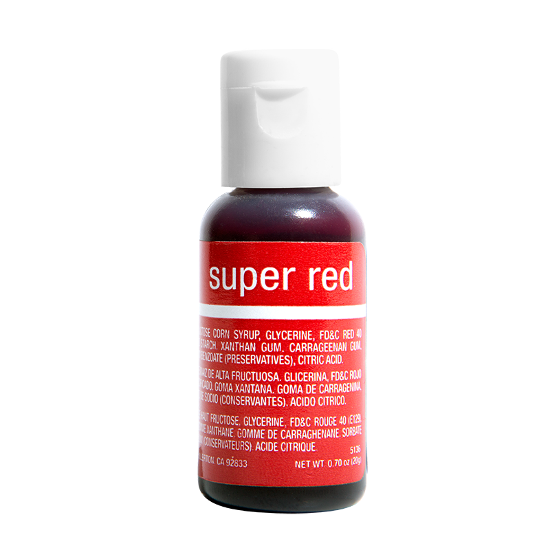 Super Red Chefmaster Liqua-Gel 0.7oz