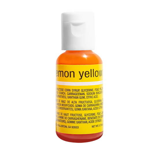Lemon Yellow Chefmaster Liqua-Gel 0.7oz