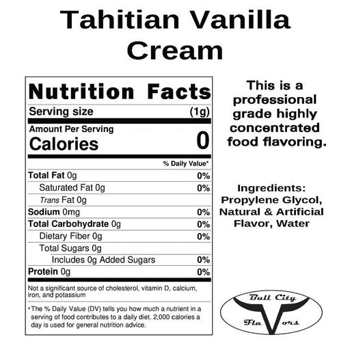 Tahitian Vanilla Cream Flavor-WF