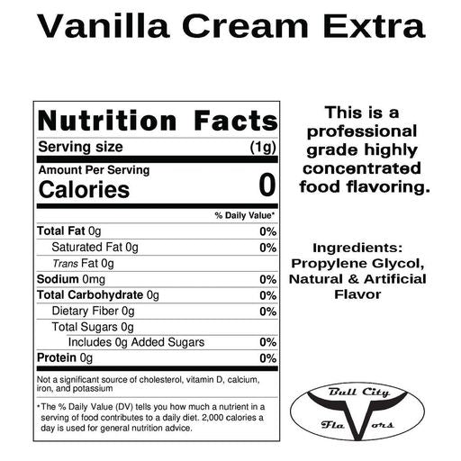 Vanilla Cream Extra Flavor-SC-WF