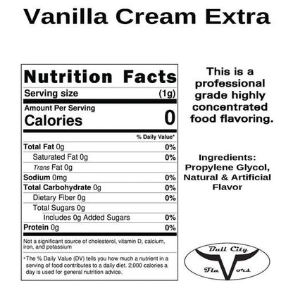 Vanilla Cream Extra Flavor-SC-WF