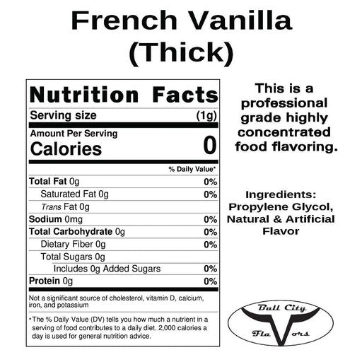 French Vanilla (Thick) Flavor-SC-WF