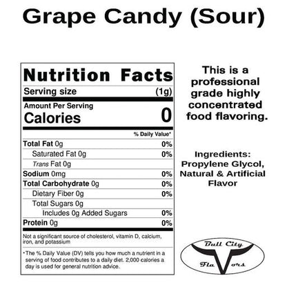 Grape Candy (Sour) Flavor-SC-WF