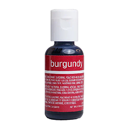 Burgundy Chefmaster Liqua-Gel 0.7oz