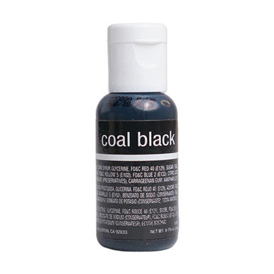 Coal Black Chefmaster Liqua-Gel 0.7oz