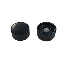 18-400 Black Plastic Cone Cap Pack of 25