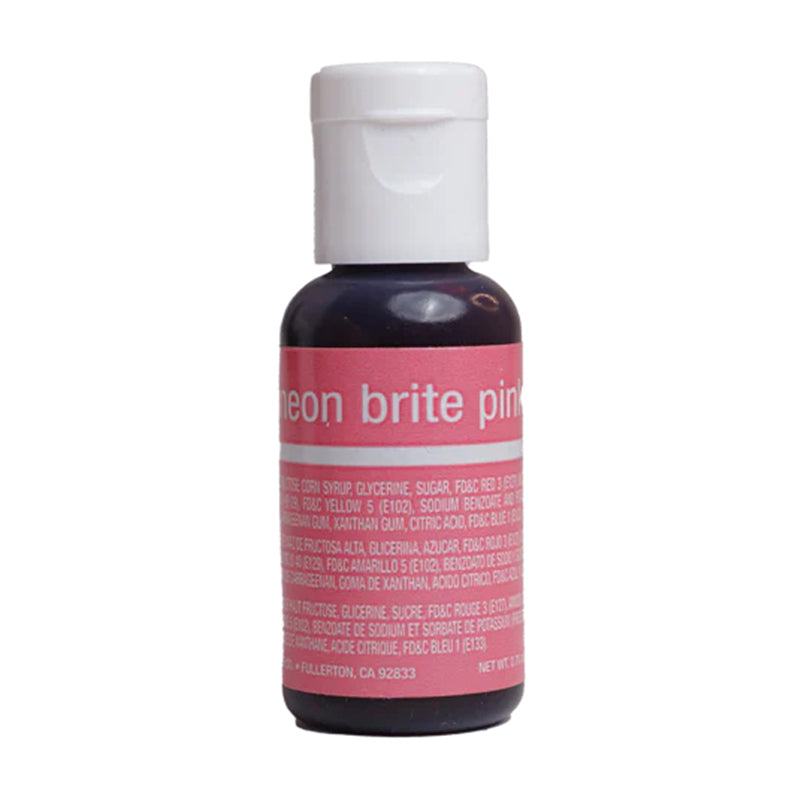Neon Brite Pink Chefmaster Liqua-Gel 0.7oz