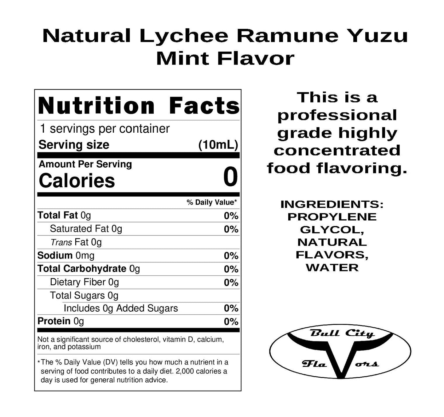 Natural Lychee Ramune Yuzu Mint-WF
