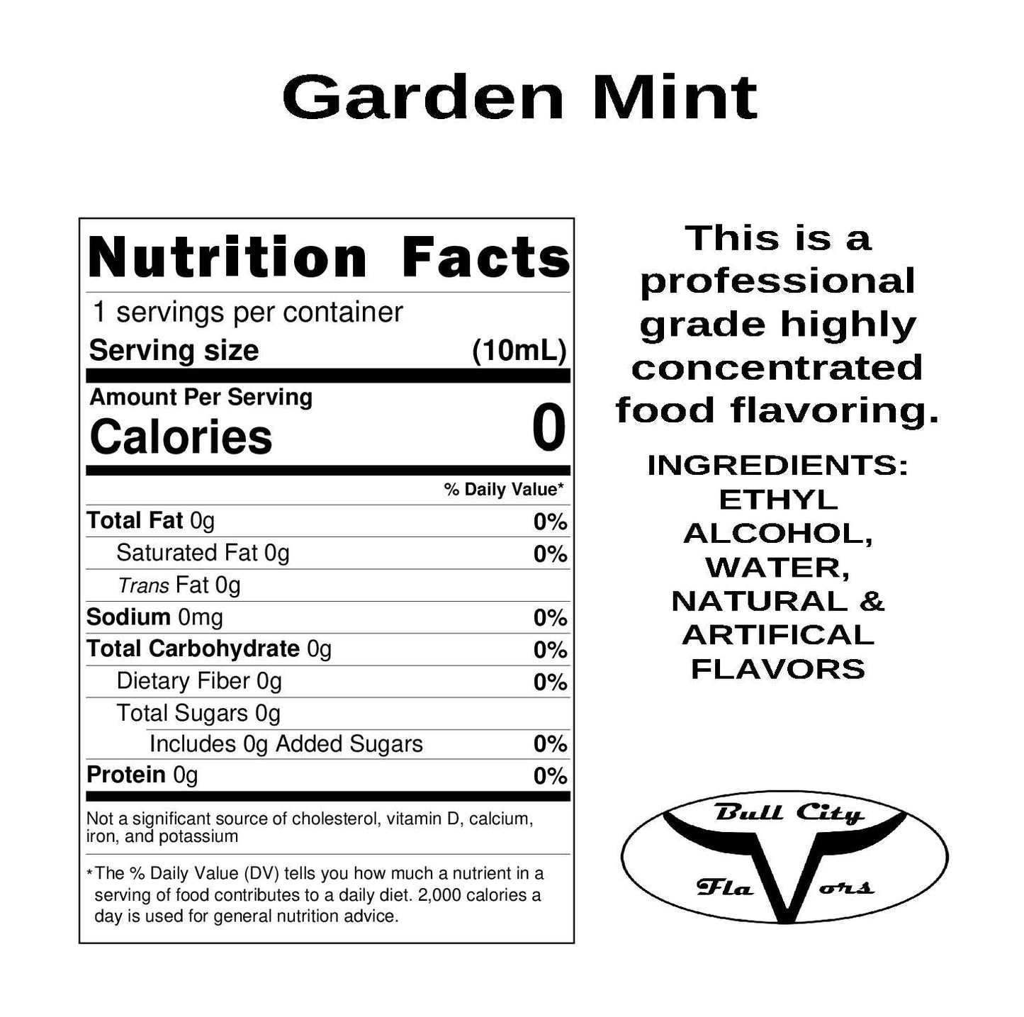 Garden Mint Flavor-FLV