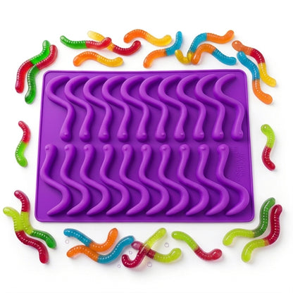 Silicone  Gummy Worm Mold
