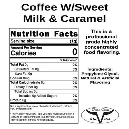 Coffee W/Sweet Milk & Caramel Flavor-PUR